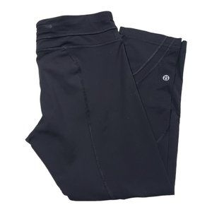 Lululemon Run: Inspire Crop 21" Women's 8 Black